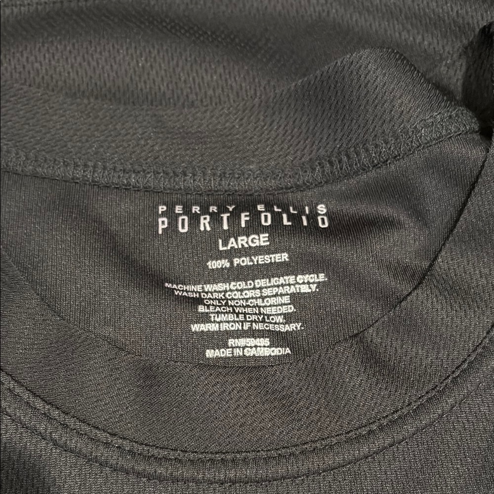 Perry Ellis Black Men's Tank Top - Picture 3 of 4